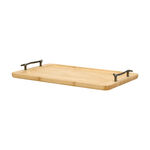 Bamboo Tray With Woody Handles image number 1