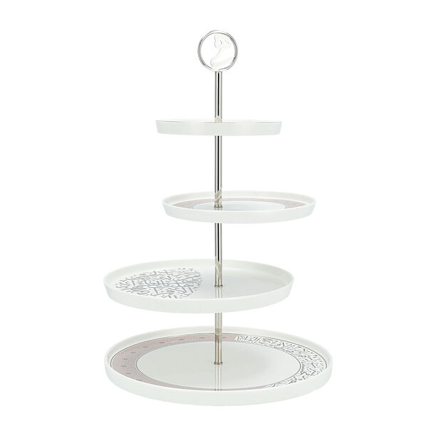 Misk Stainless Steel 4 Tier Serving Stand image number 2