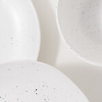 La Mesa white 18 pcs stoneware dinner set image number 6