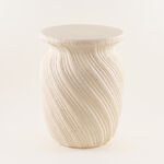 هومز مقعد ديكوري ريزن بلون كريمي 33.5*34*43.5 سم image number 0