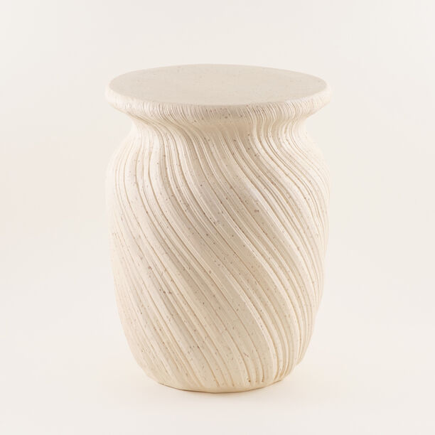 هومز مقعد ديكوري ريزن بلون كريمي 33.5*34*43.5 سم image number 0