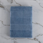 Boutique Blanche Riviera Sky Stripe 100% Cotton Bath Sheet 100*150 Cm image number 0