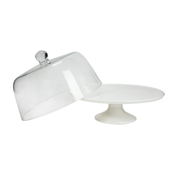 La Mesa Footed Dome Cake Stand. image number 1