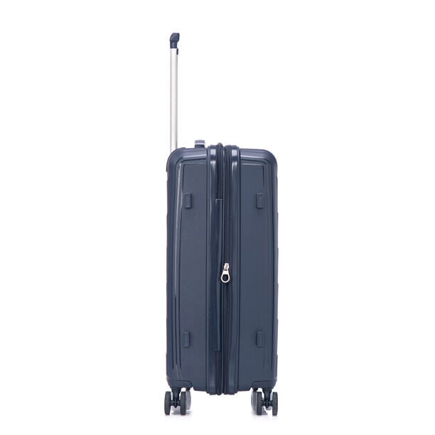 Travel vision durable PP 3 pcs luggage set, navy blue image number 3