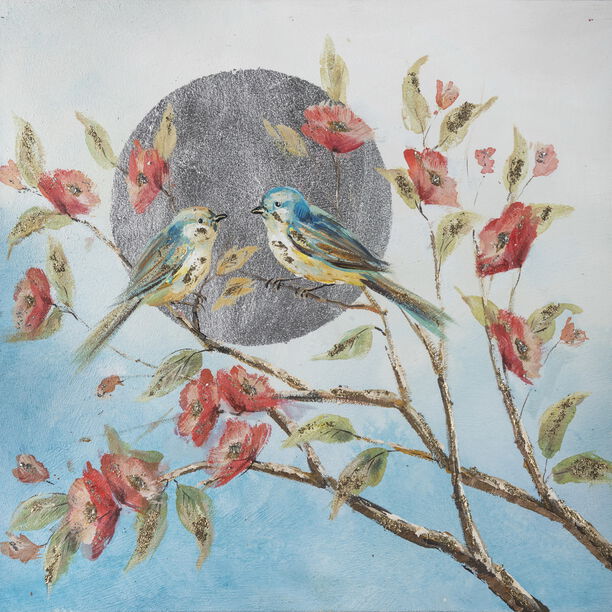 لوحة جدارية طيور image number 1