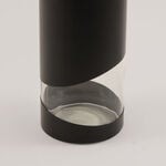 Alberto 4pcs glass canister set, black image number 5