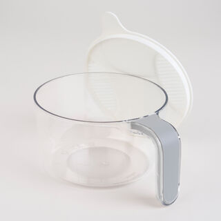 Alberto 10Kg rice dispenser grey round shape