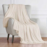 Cottage micro flannel blanket polyester Ivory 220*240 cm image number 1