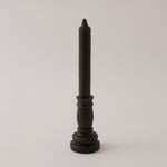 Homez soya wax tower candle, black 30*6cm image number 1