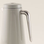 Dallaty Set of 2 Stainless Steel Thermos, Grey and Chrome 1L and 1.3L image number 4