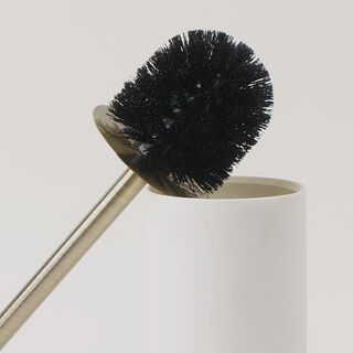 Homez sandstone toilet brush holder, beige 9.6*9.6*42cm