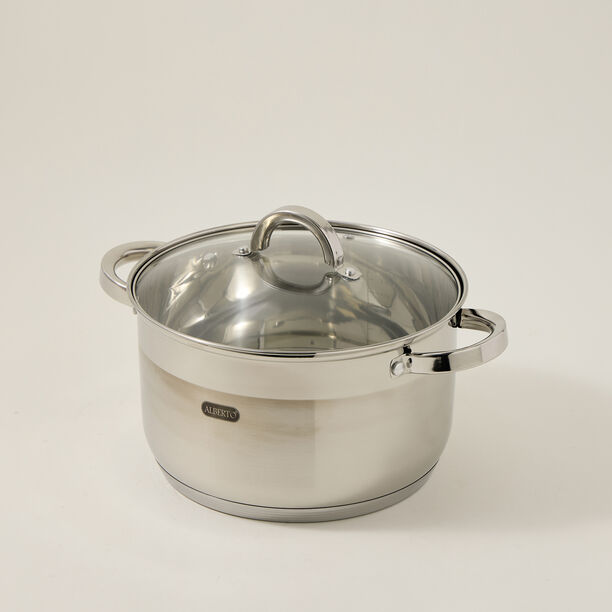 Alberto 12Pcs Stainless Steel Cookware Set image number 2