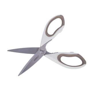 Alberto Scissors With Nut Cracker Light Brown 8 Inch