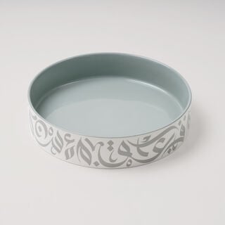 LA MESA SERVING BOWL 28x5CM CALLIGRAPHY MINT