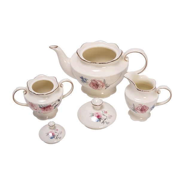 La Mesa Pot Set 3 Pieces Ivory And Gold image number 2