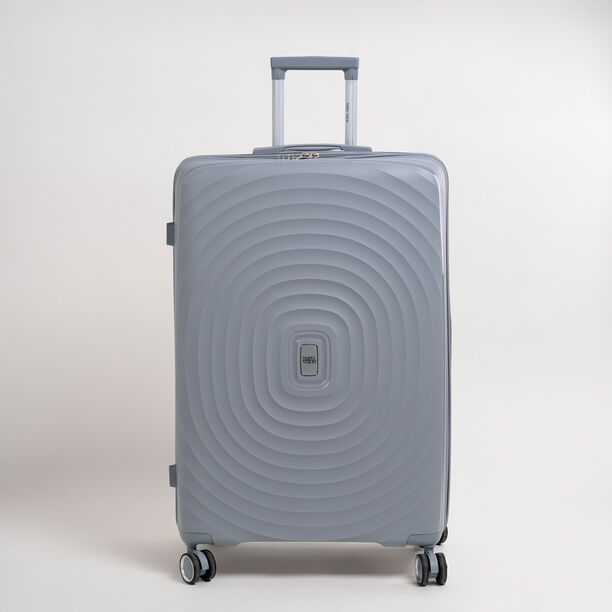 Travel vision durable PP 3 pcs luggage set, silver image number 1
