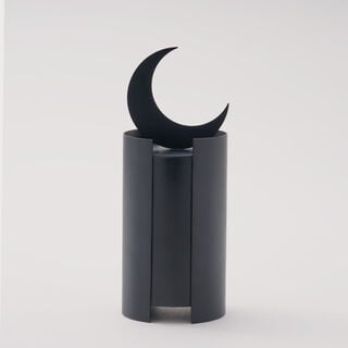 Homez Qamar Collection Candle Holder, Black, 9*9*25 Cm