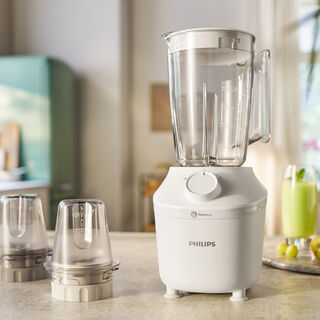 Philips 3000 Series Blender, Pro Blend System, 450W, 1.9L, White