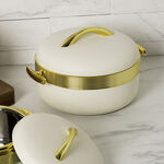 بنتولا طقم سخان طعام ستانلس ستيل 3 قطع، بيج image number 2