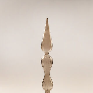 هومز قطعة ديكور رمضانية من الزجاج، رمادي 10.5*10.5*60.5سم