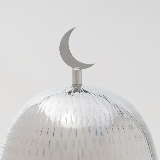 لاميسا طبق تقديم، فضي 17.5*17.5*25 سم image number 2