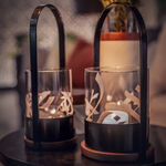Salam Metal and Glass Candle Holder Dia16 *Ht: 30 Cm image number 3