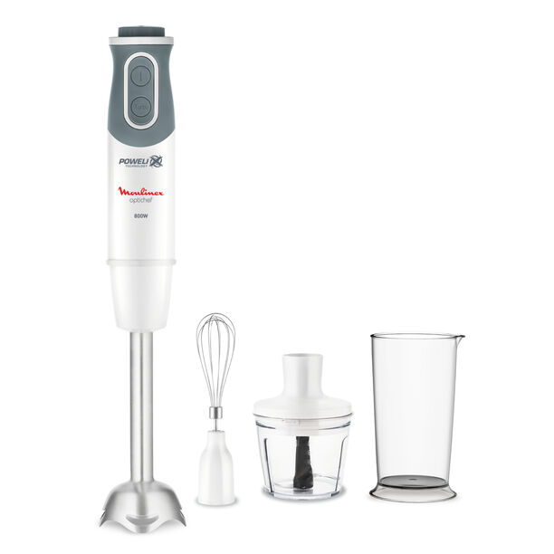 Moulinex Hand Blender With Chopper 800W, 20Speeds image number 0