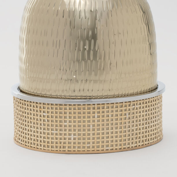 لاميسا طبق تقديم، ذهبي، متوسط 16*16*22 سم image number 2