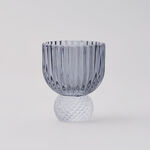 لا ميسا طقم أوعية حلويات صغيرة 4 قطع زجاج، رمادي image number 1