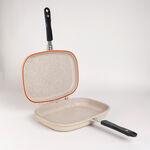 Alberto 36Cm Double Fry Pan Cream Granite image number 0