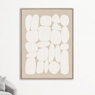 Homez square design canvas wall art in a wooden frame 60* 80*4.5cm
