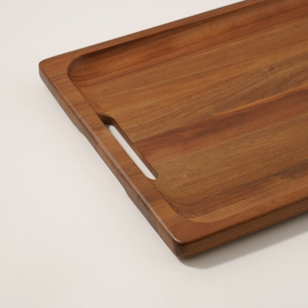 Dallaty acacia wood serving tray 48*32*2cm, brown image number 1