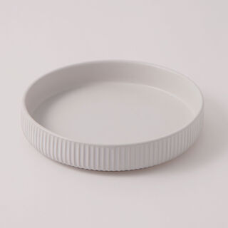 La Mesa Porcelain Set Of 4Pcs Soup Plates, 8", White