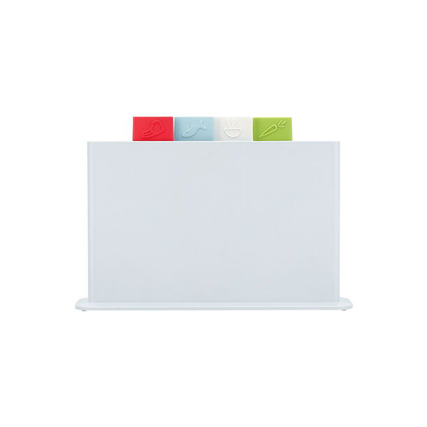 Alberto 4 pieces cutting board with blue holder 30*20 cm image number 1
