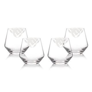 Waraq 4 Pieces Glass Dof Tumblers