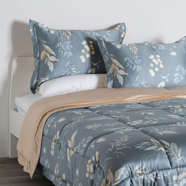 Boutique blanche tencel 3pc king comforter set, 220*240cm image number 0