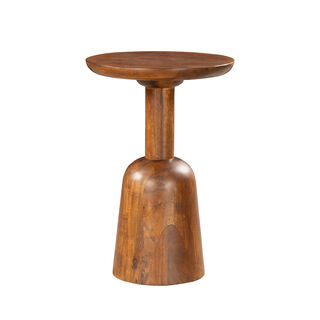 Homez wooden side table 40*40*60 cm