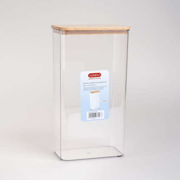 Pantry canister 3300ml with bamboo lid image number 0