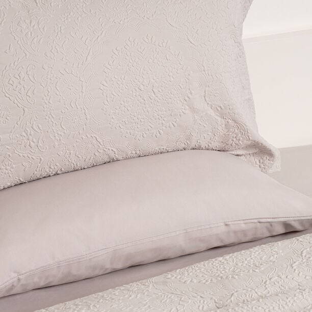 كوتاج طقم لحاف مزخرف 4 قطع توين 160*220سم، بيج image number 1