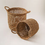Homez rattan basket 30*30*38cm image number 5
