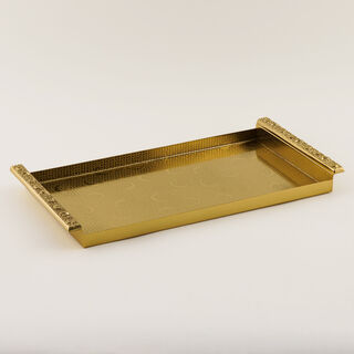 Dallaty Serving Tray, Gold, 46*24*3 Cm
