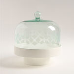 Safa'a white and green porcelain cake stand cake stand 77.5*39.5*32.5 cm image number 0