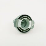 Alberto plastic funnel set with filter, green12.6*10*11cm image number 1