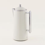 دلتي طقم دلة ستانلس ستيل 1 لتر، أبيض وفضي image number 1