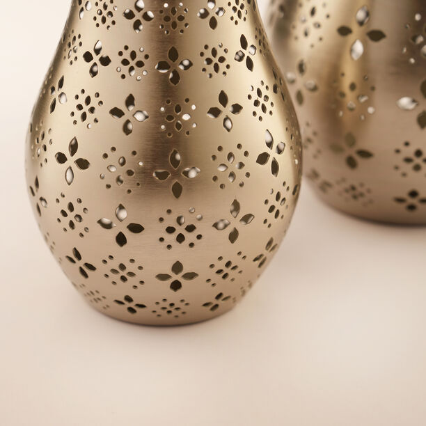 Lucerna Ramadan Lanterns Stainless Steel, Silver 14.5*14.5*27Cm image number 2