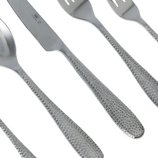La Mesa silver stainless steel 20 piece cutlery set
