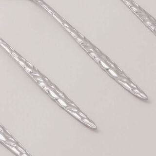 بنتولا طقم ملاعق عشاء ستانلس ستيل بلمعة مرآة 6 قطع 3 ملم