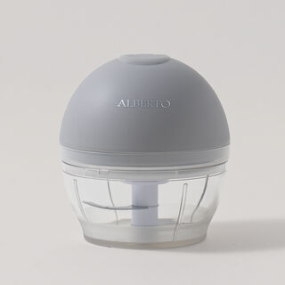 Alberto mini electric chopper 150ml, stainless steel, grey