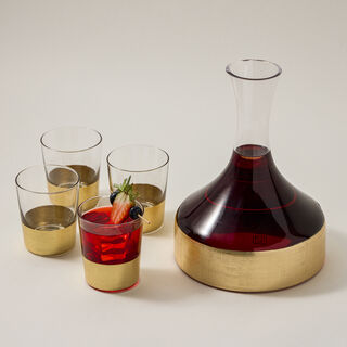 5 Pcs Glass Drink Set