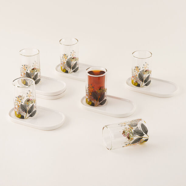 Rio 12pcs nature porcelain tea set image number 0